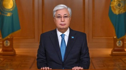 Президент поздравил казахстанцев с Новым годом