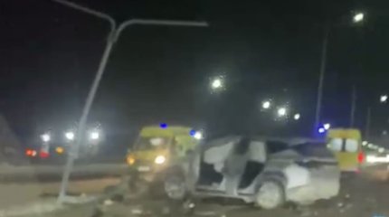 Жуткая авария с участием двух авто произошла на объездной дороге Астаны