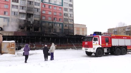 Қызылжарда сауда үйі мен бірнеше пәтер өртенді