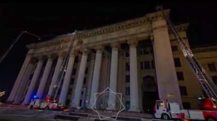 Пожар в КБТУ удалось локализовать, - МЧС