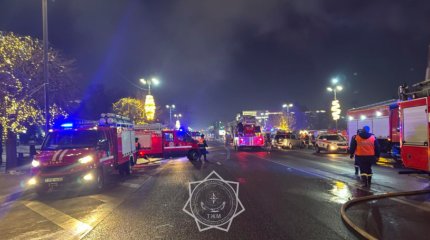 Пожар в КБТУ полностью потушен, - МЧС