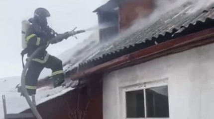 Пенсионер пострадал при пожаре в Усть-Каменогорске