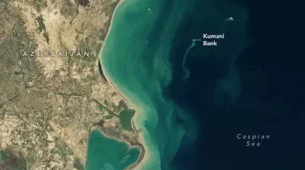 NASA спутниктері Каспий теңізіндегі фантом-аралын ашты