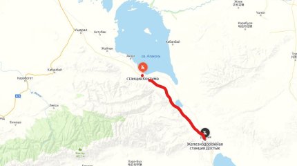 Участок трассы закрыли из-за непогоды в Жетысу