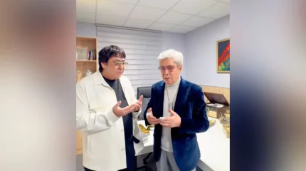 Нұрғали Нүсіпжанов 88 жасында Мейрамбек Бесбаевқа ақ батасын берді