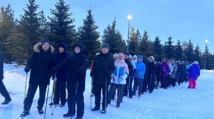 Скандинавская ходьба набирает популярность среди столичных пенсионеров