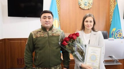 Астанчанку наградили за спасенную соседскую квартиру