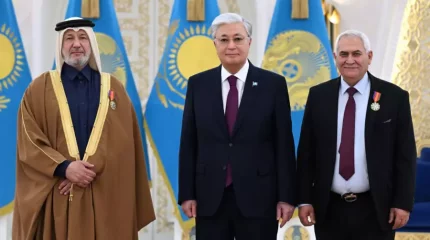 Президент Мұхаммед Джалуд әл-Шаммари мен Мұхаммед Юсуф әл-Мананы қабылдады