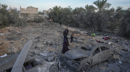 Израиль продолжил бить по сектору Газа после объявления о мирной сделке