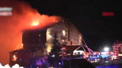 Түркияда қонақүй өртеніп, 10 адам қаза тапты