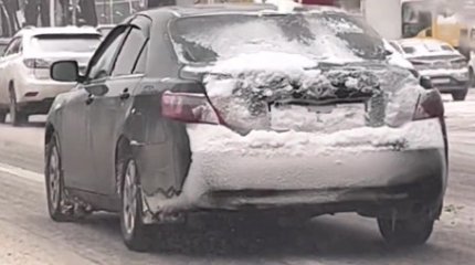 Көлік нөмірін қардан тазаламаған жүргізушілер қанша айыппұл төлейді?