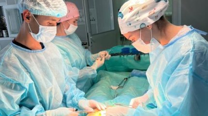 Килограмм волос извлекли из желудка 6-летней девочки в Туркестанской области