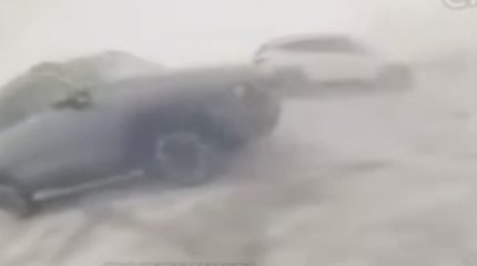 Появилось видео массового ДТП на трассе "Астана-Щучинск"