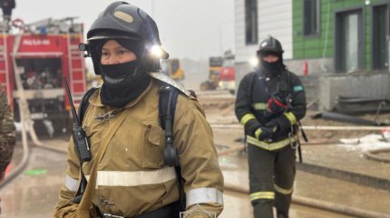 Таразда жаңадан салынып жатқан мектепте өрт шықты