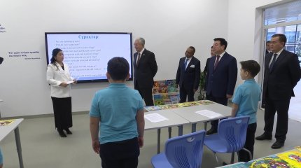 Мемлекет басшысы елордадағы бірқатар нысанды аралады