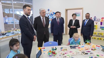 Глава государства посетил образовательные и промышленные объекты Астаны