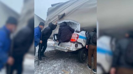 Қызылордада екі полиция қызметкері жарақат алды