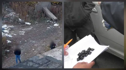 Елордада полиция ірі көлемдегі есірткімен екі күдіктіні ұстады