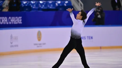 Мәнерлеп сырғанаудан жасөспірімдер арасында сайыс басталды