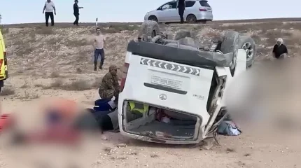 Десять человек погибли в страшном ДТП в Мангистауской области: водитель микроавтобуса арестован