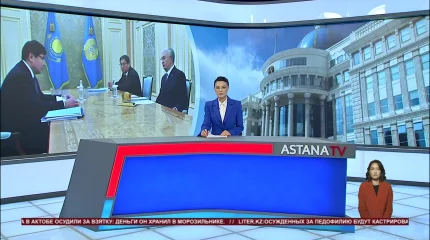 Глава государства принял министра финансов Мади Такиева