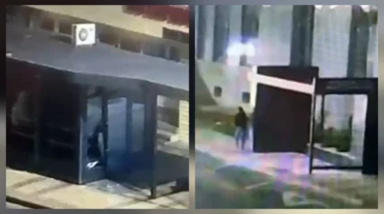 Астанада аялдама әйнегін сындырған тұрғын анықталды