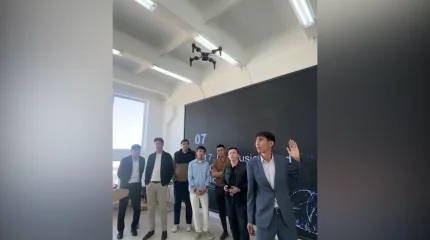 Студенты и педагоги учились управлять дронами в Актау