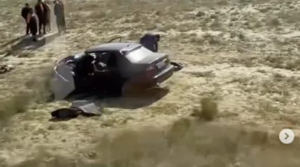 Жеңіл көлікпен автобус соқтығысып, 1 адам көз жұмды