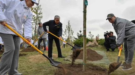Президент посадил дерево в рамках акции «Таза Қазақстан»