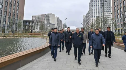 Президент «Нұра» ауданындағы Greenline бульварын аралап көрді