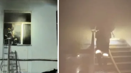 Колледж загорелся в Восточном Казахстане