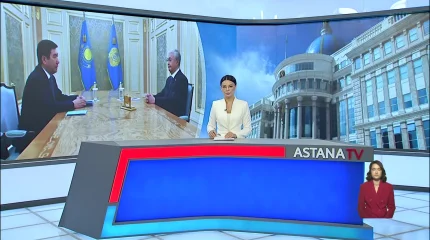 Глава государства принял Председателя Мажилиса Парламента Ерлана Кошанова