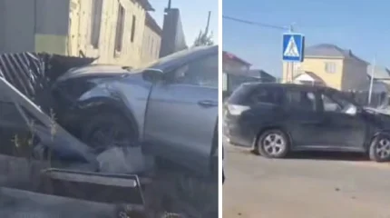 Кроссовер въехал в дом в поселке близ Астаны