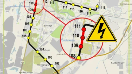 Внимание, высокое напряжение: на участке LRT в Астане подано электричество