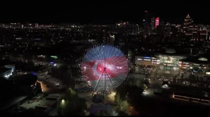 Астану украсили к приезду Ильхама Алиева