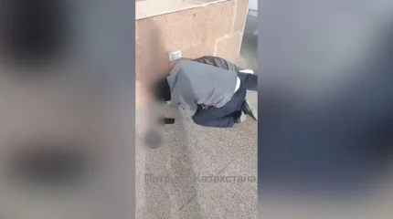 Арбаға таңылған әйел пандустан құлап, мертікті