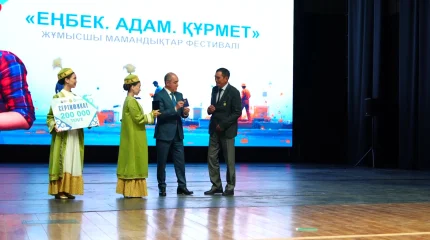 Оралда еңбек адамдарына құрмет көрсетілді