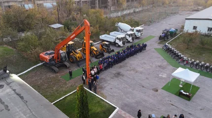 Республика күні қарсаңында Алматы облысының су шаруашылығы қызметкерлері жаңа арнайы техника алды