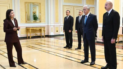 Қасым-Жомарт Тоқаев пен Ильхам Әлиевке Орта дәлізді дамыту жобасы таныстырылды