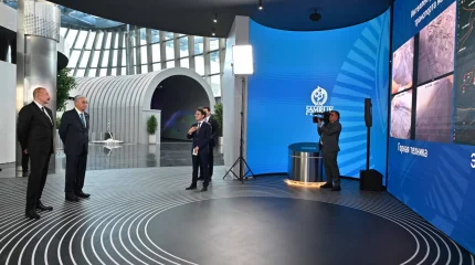 Қазақстан мен Әзербайжан президенттері Alem.AI халықаралық жасанды интеллект орталығына барды