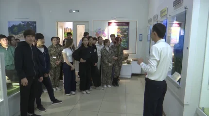 «Жастар рухы» жастар қанатының бастамасымен студенттер музейге экскурсия жасады