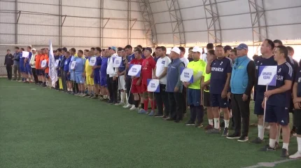 Түркістан облысында «AMANAT» партия мүшелері шағын футболдан турнир өткізді