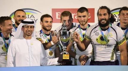 Казахстанские регбисты завоевали золото Asia Rugby Emirates Men’s Sevens Trophy 2025 в Омане