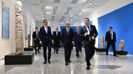 Қасым-Жомарт Тоқаев пен Александр Стубб Ұлттық музейге барды