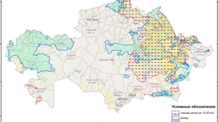 Бүгін жаңбыр жауып, жел соғады