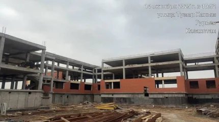 Атырауда 600 орындық мектеп салған мердігер жауапкершілікке тартылды