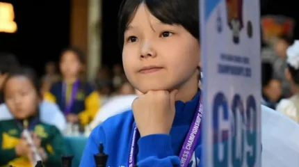 Юная шахматистка из Мангистау завоевала серебро на международном чемпионате в Улан-Баторе