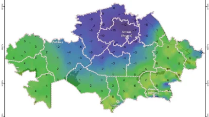 В Казахстане ожидаются метели, гололёд и резкое похолодание
