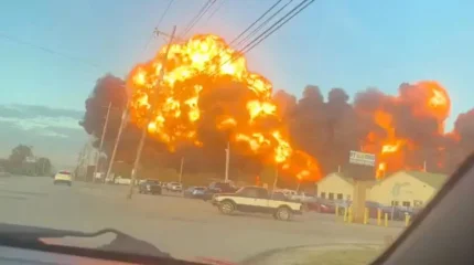 В США разбился грузовой самолет UPS: семь погибших и мощный пожар в Кентукки