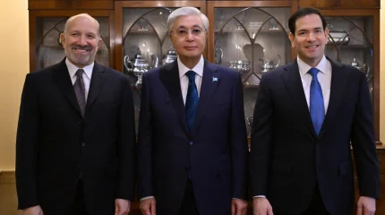 Президент АҚШ Мемлекеттік хатшысы Марк Рубиомен және Дональд Трамп Әкімшілігінің басқа да өкілдерімен кездесті